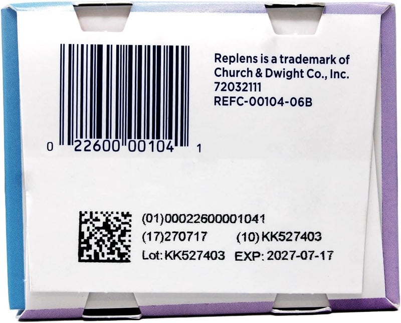 Replens Long-Lasting Vaginal Restores Vaginal Moisture Moisturizer (Pack of 2) - Image 3